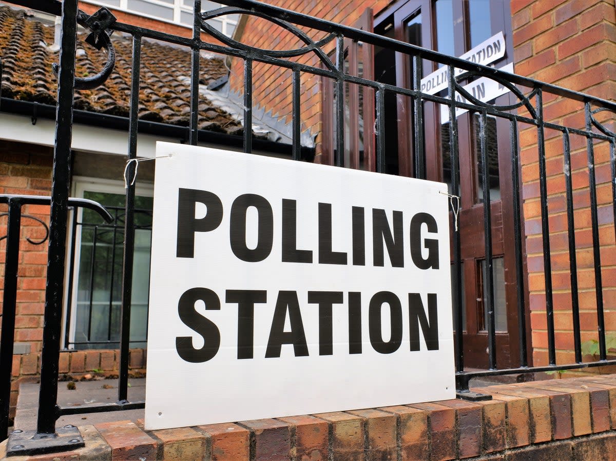A polling station in Chorleywood, Hertfordshire (Getty/iStock)