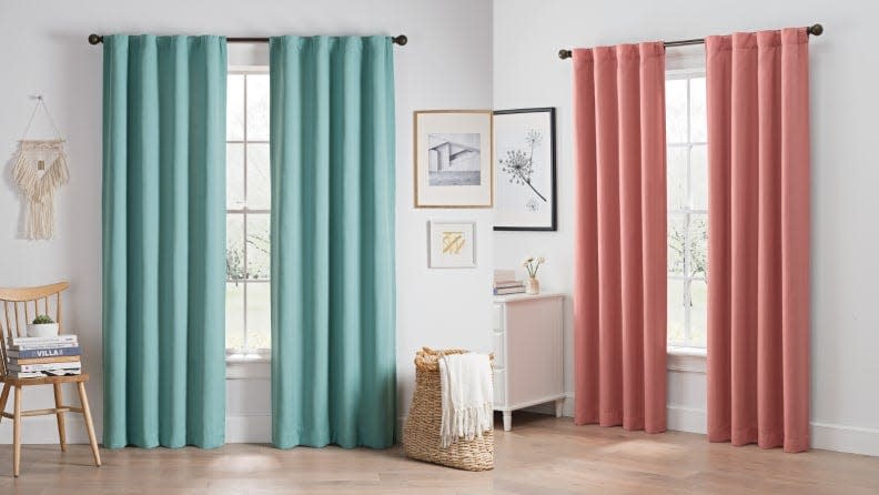 Curtains can seem like a big investment, but shopping at budget-friendly retailers like Walmart can help you get good blackout options for your whole house.