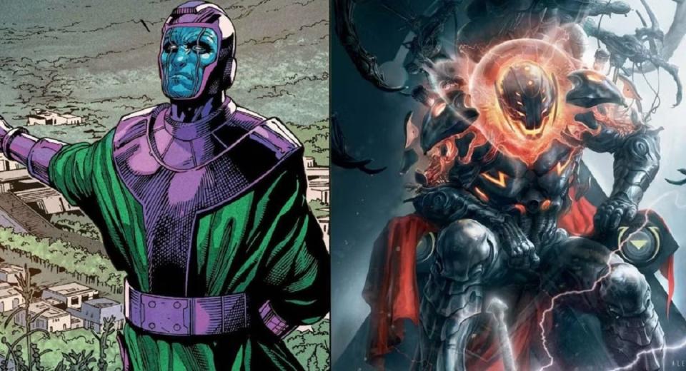 Kang and Ultron, the Avengers greatest villains.