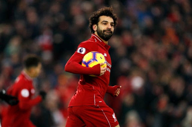 Mo Salah has scored 12 goals in 11 appearances in all competitions this season 