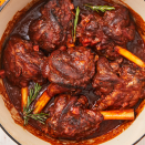 <p>Braising <a href="https://www.delish.com/uk/cooking/recipes/a32152559/lamb-burger-recipe/" rel="nofollow noopener" target="_blank" data-ylk="slk:lamb;elm:context_link;itc:0" class="link ">lamb</a> shanks might sound a little intimidating, but honestly, it couldn't be easier. After a quick sear, the oven does all the work for you! You'll have the most tender, fall-off-the-bone lamb for the most comforting dinner you've had all year!</p><p>Get the <a href="https://www.delish.com/uk/cooking/recipes/a32327534/braised-lamb-shank-recipe/" rel="nofollow noopener" target="_blank" data-ylk="slk:Braised Lamb Shanks;elm:context_link;itc:0" class="link ">Braised Lamb Shanks</a> recipe.</p>