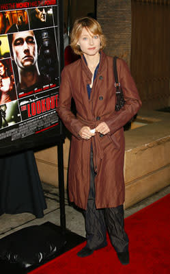 Jodie Foster at the Los Angeles premiere of Miramax Films' The Lookout