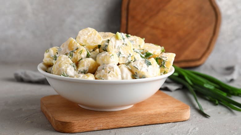 bowl of potato salad