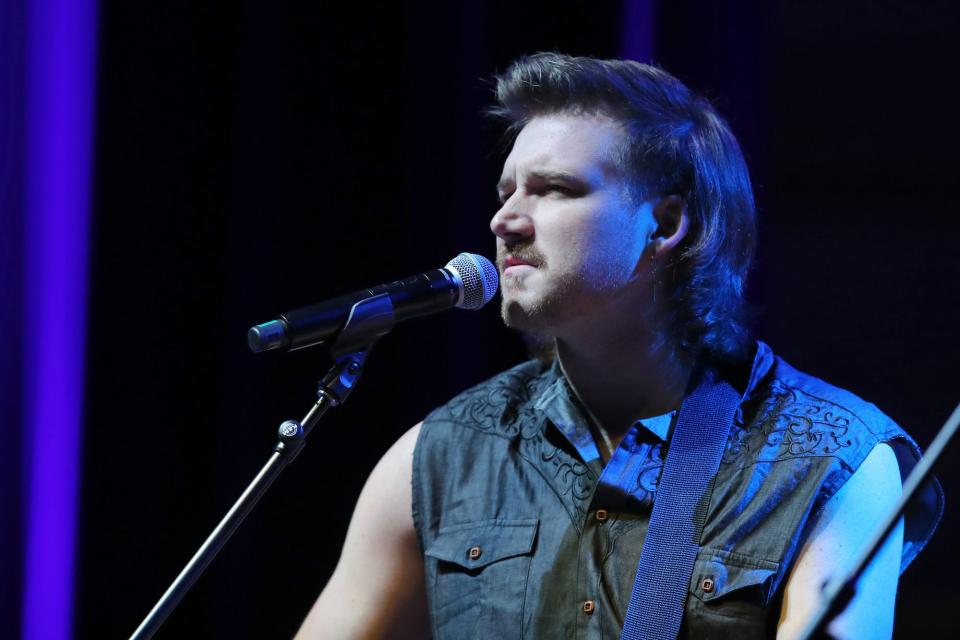 Morgan Wallen performs onstage during CASH FEST In Celebration Of YouTube Originals Documentary THE GIFT: THE JOURNEY OF JOHNNY CASH at War Memorial Auditorium on November 10, 2019 in Nashville, Tennessee.