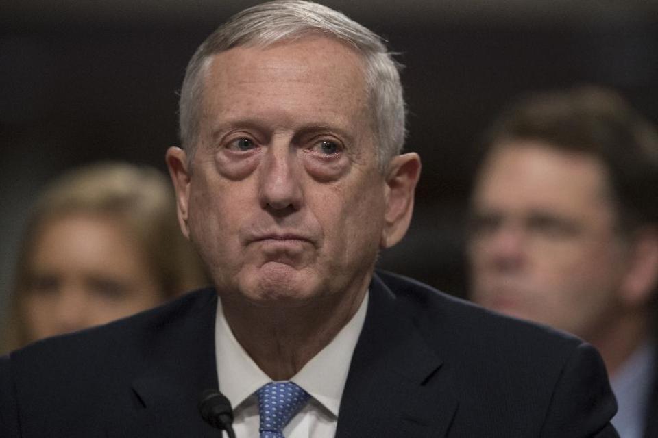 FILE - In this Jan. 12, 2017 file photo, Defense Secretary-designate James Mattis listens on Capitol Hill in Washington while testifying at his confirmation hearing before the Senate Armed Services Committee. Some of President-elect Donald Trump’s most important Cabinet choices are at odds with him on matters that were dear to his heart as a campaigner and central to his promises to supporters. For the Pentagon, the CIA, the State Department and more, Trump has picked people who publicly disagree with him on some cornerstones of his agenda In confirmation hearings. (AP Photo/J. Scott Applewhite, File)