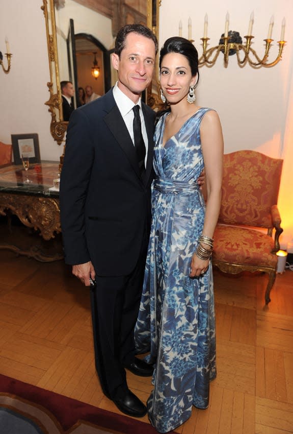 Huma Abedin con su exmarido Anthony Weiner