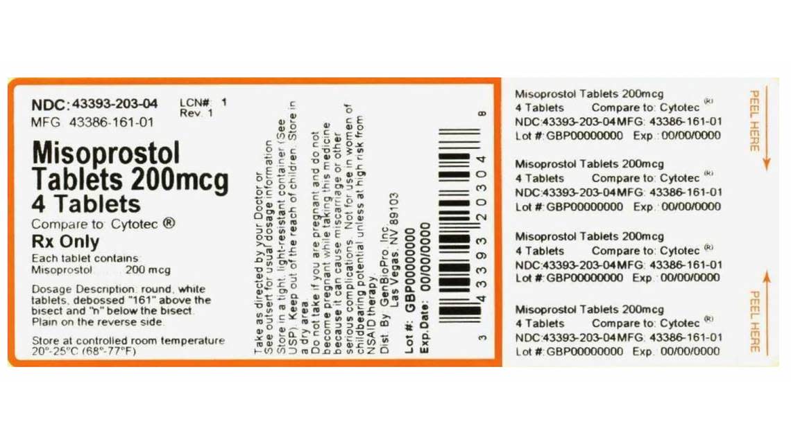 While the drug misoprostol can be used with other medication to induce abortions, it’s also prescribed to treat unrelated health conditions, including miscarriages.