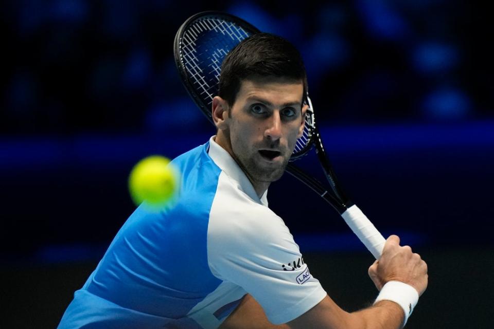 Novak Djokovic’s participation in the Australian Open is in doubt (Luca Bruno/PA) (AP)