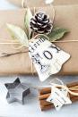 <p>After you’re done baking Christmas cookies, use the cutters to make one-of-a-kind, vintage gift tags! Simply use some antique ephemera (you can find tons on Etsy or at flea markets) and cut away.<br></p><p><strong>Get the tutorial at <a href="https://bydreamsfactory.com/2017/12/adorable-cookie-cutter-christmas-tags.html/" rel="nofollow noopener" target="_blank" data-ylk="slk:Dreams Factory;elm:context_link;itc:0;sec:content-canvas" class="link ">Dreams Factory</a>. </strong> </p>