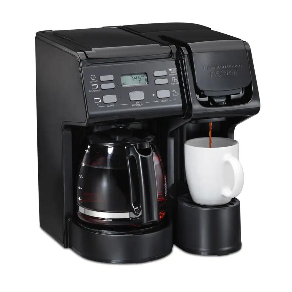 Hamilton Beach FlexBrew 2-Way Programmable Coffee Maker. Image via Canadian Tire.