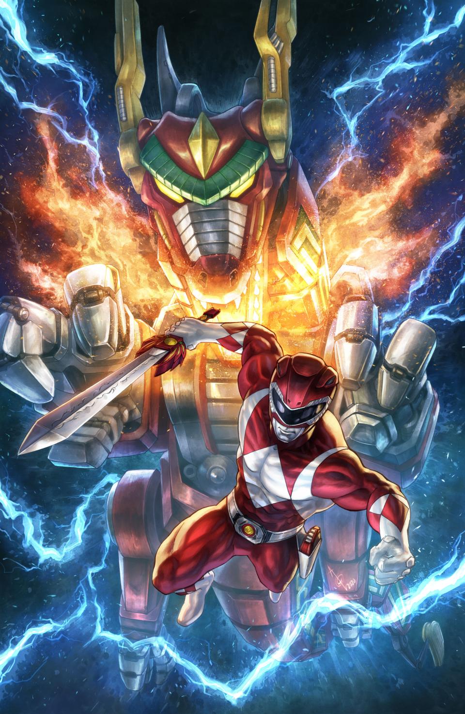 Power Rangers #1 Scorpion Comics Exclusive Variant. (Alan Quah & Boom! Studios)