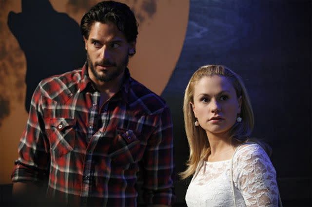 © HBO Joe Manganiello and Anna Paquin in 'True Blood'.