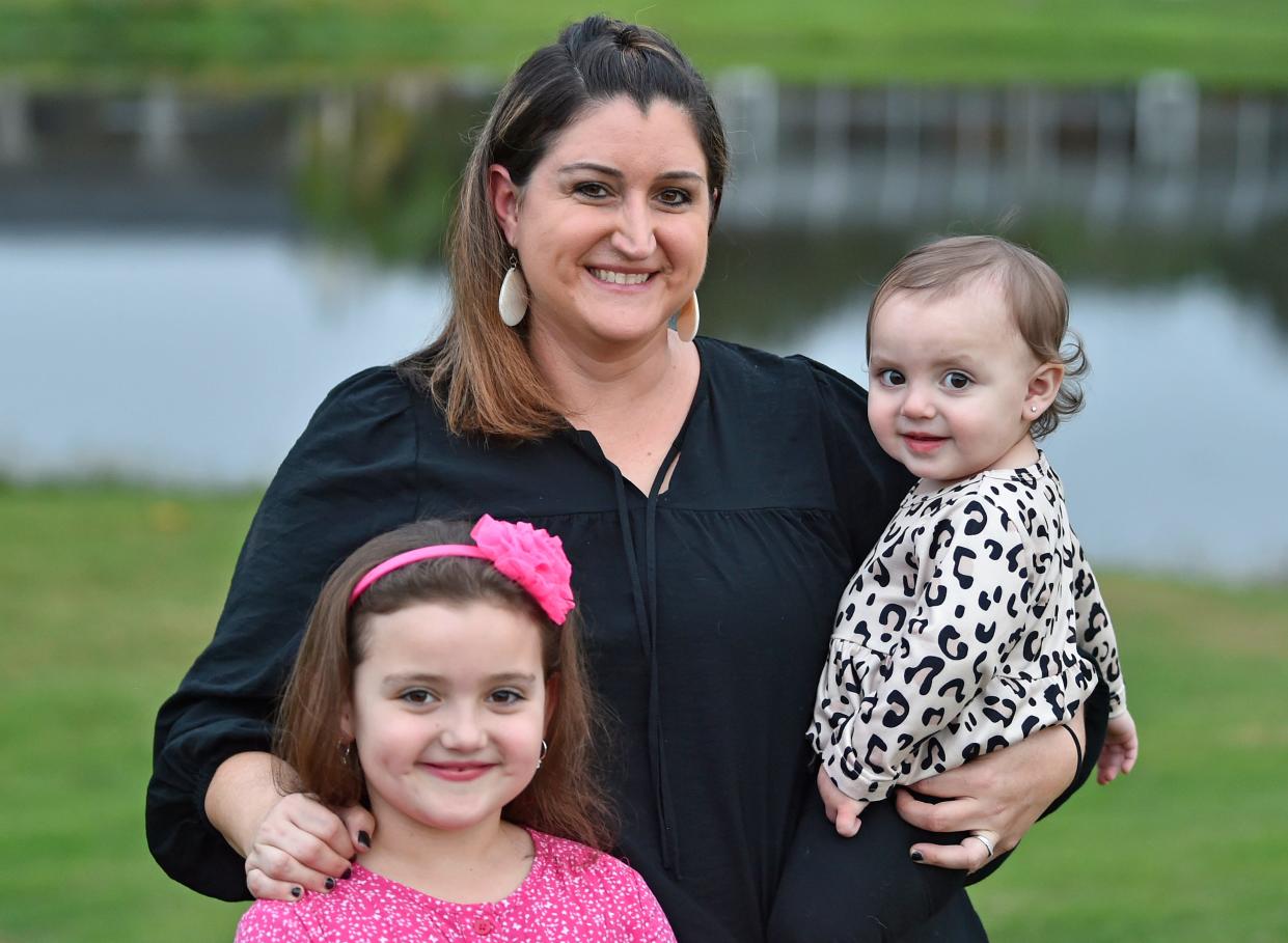 Candis Castorani, 39, of Sarasota is a school psychologist for Sarasota schools and mother of two, Sophia, 7, and Mia, 14 months.