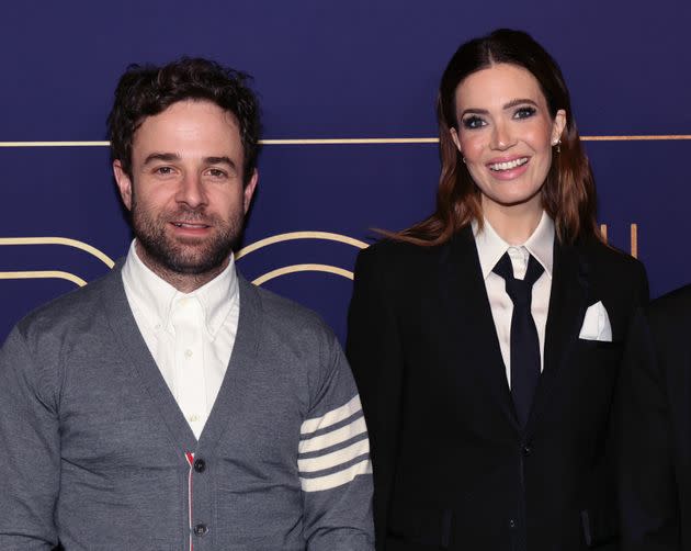 Mandy Moore with husband Taylor Goldsmith in May 2022.