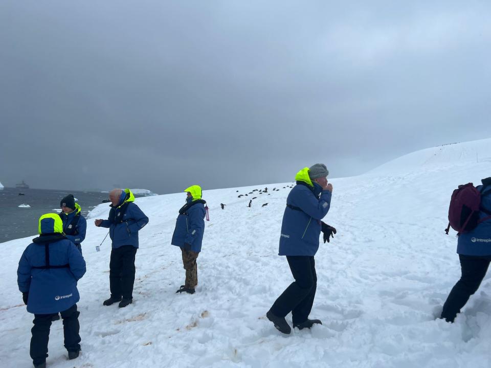 Our first Antarctica landing.