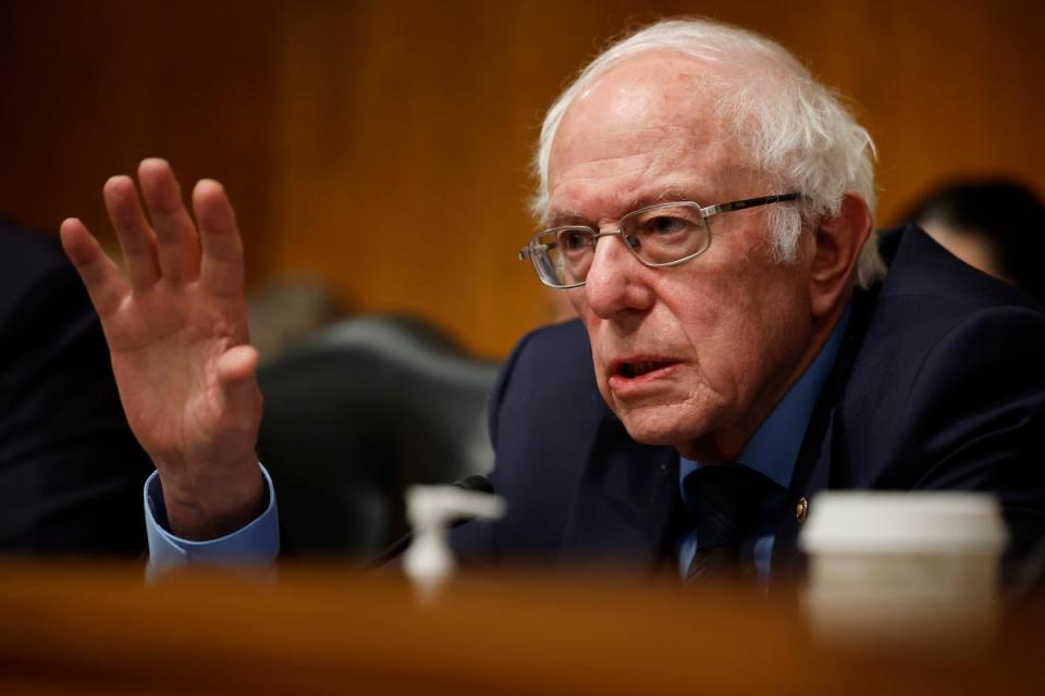 Bernie Sanders has previously criticised Israel’s attacks on Gaza (Getty Images)