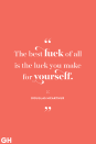 <p>The best luck of all is the luck you make for yourself.</p>