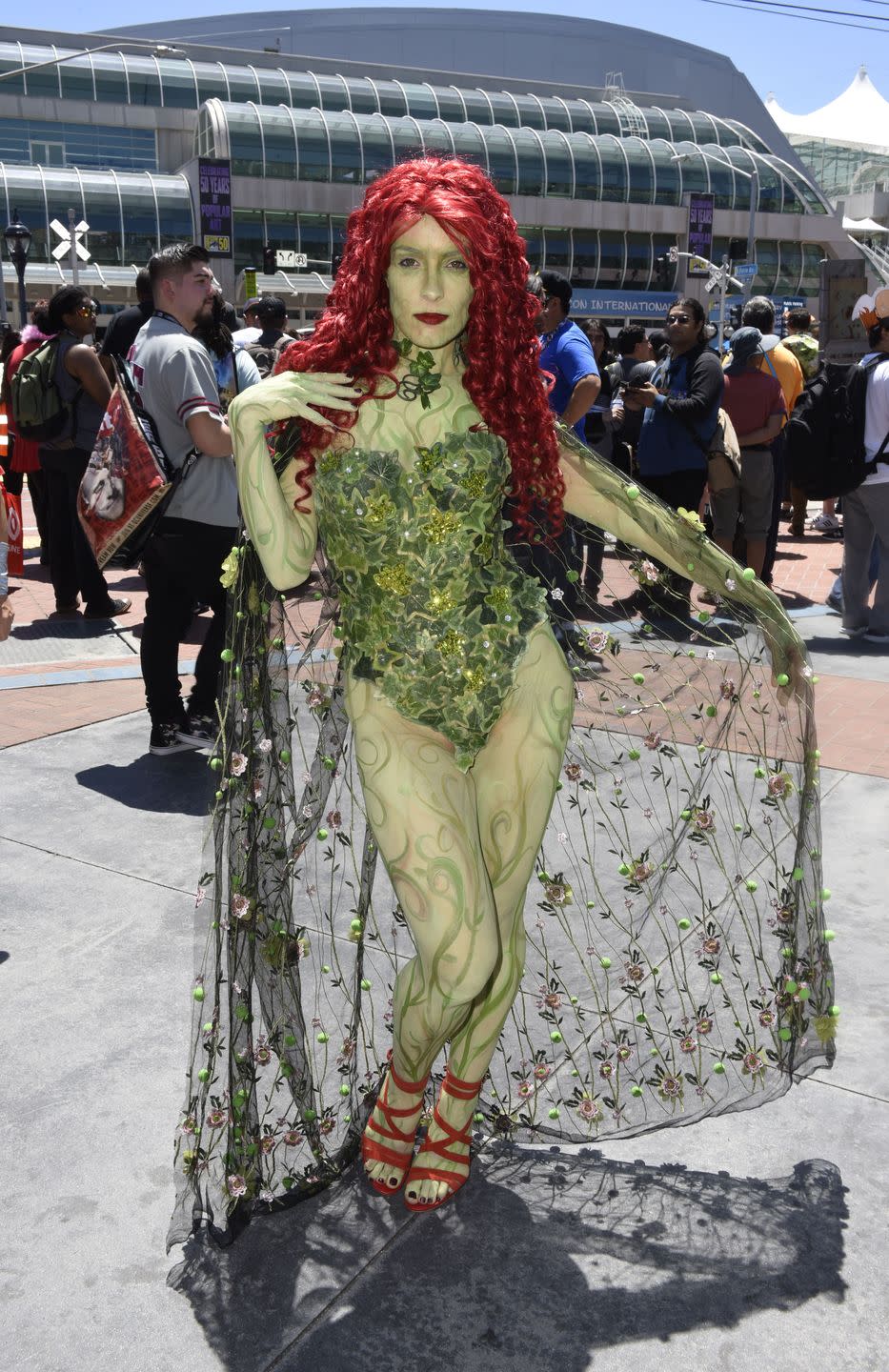 <p>Femme fatale alert. This diva's a stinger! Pair your red tendrils with a perfectly matching green ensemble to stun onlookers.</p><p><a class="link " href="https://www.amazon.com/Secret-Wishes-Batman-Poison-Costume/dp/B002LMINR2?tag=syn-yahoo-20&ascsubtag=%5Bartid%7C10055.g.34302275%5Bsrc%7Cyahoo-us" rel="nofollow noopener" target="_blank" data-ylk="slk:BUY GREEN POISON IVY LOOK">BUY GREEN POISON IVY LOOK</a></p><p><a class="link " href="https://www.amazon.com/Mehron-Makeup-Paradise-Paint-Amazon/dp/B00VF3AF7Y?tag=syn-yahoo-20&ascsubtag=%5Bartid%7C10055.g.34302275%5Bsrc%7Cyahoo-us" rel="nofollow noopener" target="_blank" data-ylk="slk:BUY GREEN BODY PAINT">BUY GREEN BODY PAINT</a></p><p><a class="link " href="https://www.amazon.com/Maybelline-SuperStay-Long-lasting-Pigmented-Exhilarator/dp/B08H4FSGDX?tag=syn-yahoo-20&ascsubtag=%5Bartid%7C10055.g.34302275%5Bsrc%7Cyahoo-us" rel="nofollow noopener" target="_blank" data-ylk="slk:BUY RED LIP WEAR">BUY RED LIP WEAR</a></p><p><a class="link " href="https://www.amazon.com/ColorGround-Long-Wavy-Halloween-Cosplay/dp/B0751CL6G9?tag=syn-yahoo-20&ascsubtag=%5Bartid%7C10055.g.34302275%5Bsrc%7Cyahoo-us" rel="nofollow noopener" target="_blank" data-ylk="slk:BUY WAVY RED WIG">BUY WAVY RED WIG</a></p>