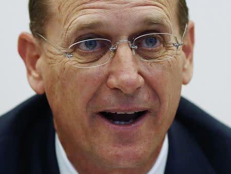 Delta Chief Executive Richard Anderson attends an interview in New York May 22, 2013. REUTERS/Shannon Stapleton