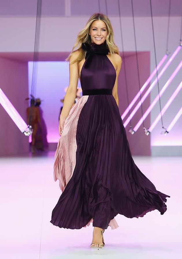 Jennifer Hawkins gave us her top beauty essentials at the Myer show.
