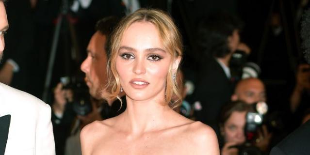 Lily Rose Depp Attends Cannes Premiere of The Idol in a Micro-Mini Sequin  Dress and Sheer Tights