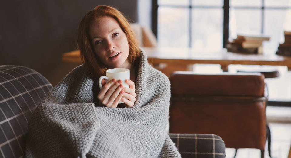 This fleece blanket is Amazon's bestseller. (Getty images)