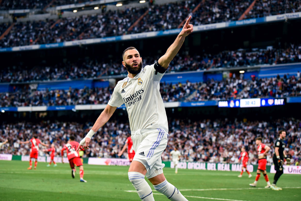 Karim Benzema spent the past 14 seasons at Real Madrid. (Photo by Ruben de la Fuente Perez/NurPhoto via Getty Images)