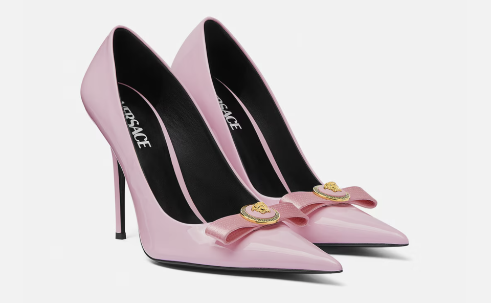 Versace Gianni Ribbon Pumps 