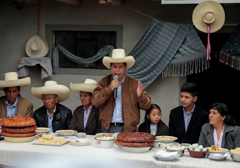 FILE PHOTO: Peruvians vote to elect president