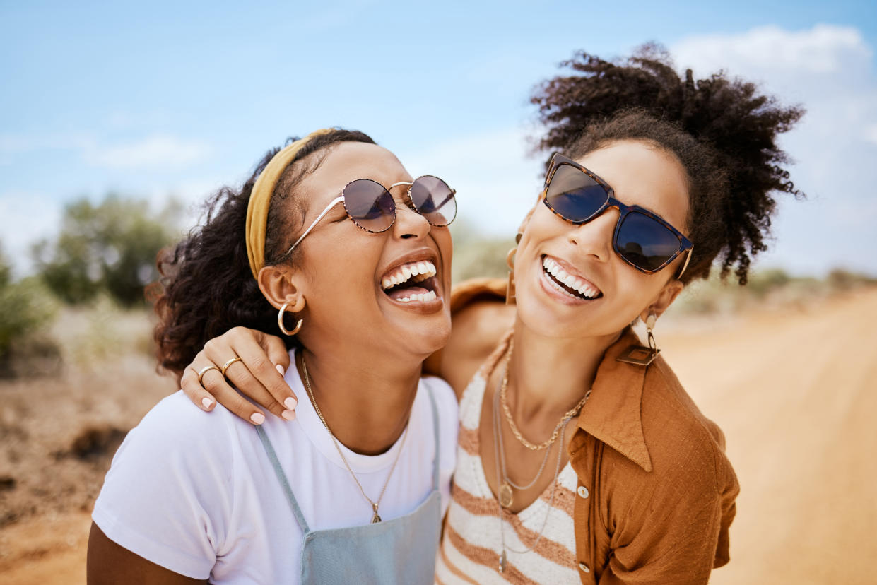 The benefits of laughter can encompass both mental and physical health. (Getty Images)
