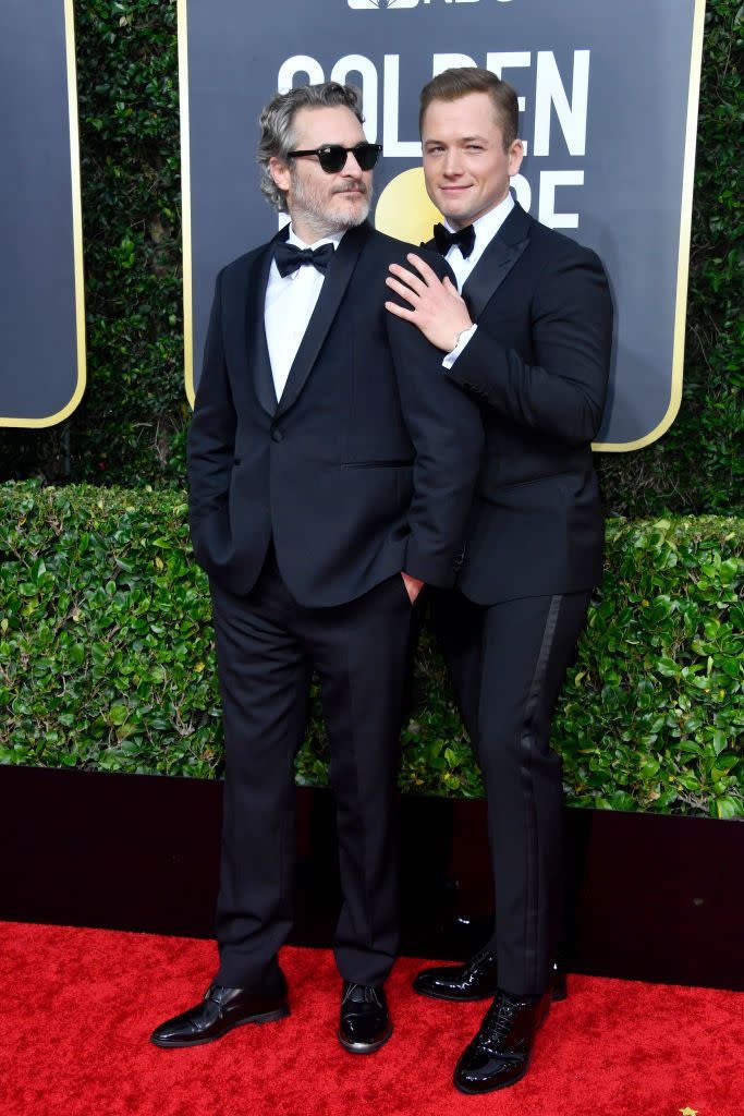 Joaquin Phoenix and Taron Egerton