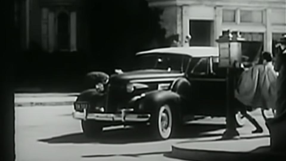 The black Batmobile from the 1943 Batman Serial