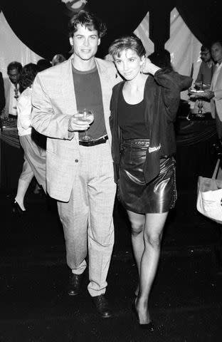 <p>Pierre-Gilles Vidoli/Variety/Penske Media via Getty</p> Rob Lowe and Melissa Gilbert at the 1984 premiere of 'Ghostbusters'