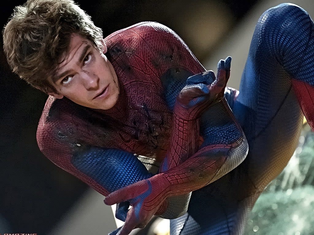 <p>Andrew Garfield as Spider-Man</p> (Sony)