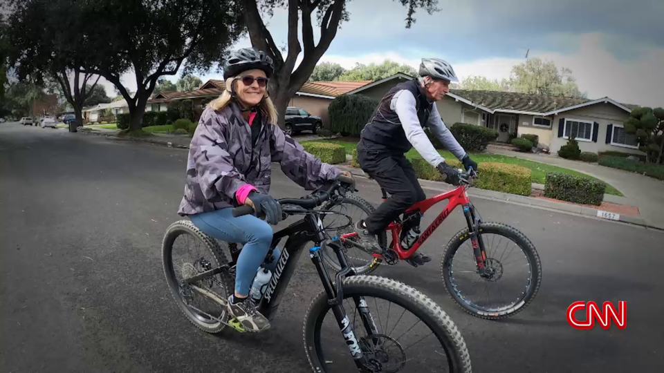 Tammy and Paul Maida go on frequent bike rides. - CNN