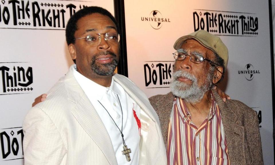 Spike Lee with his father, Bill 