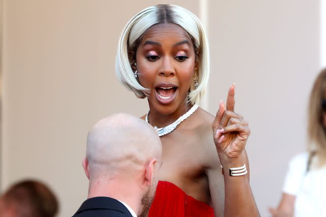 <p>Mike Marsland/WireImage</p> Kelly Rowland in Cannes on May 21, 2024