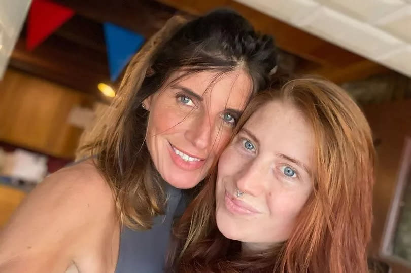 Amanda Owen pictured with daughter Raven Owen