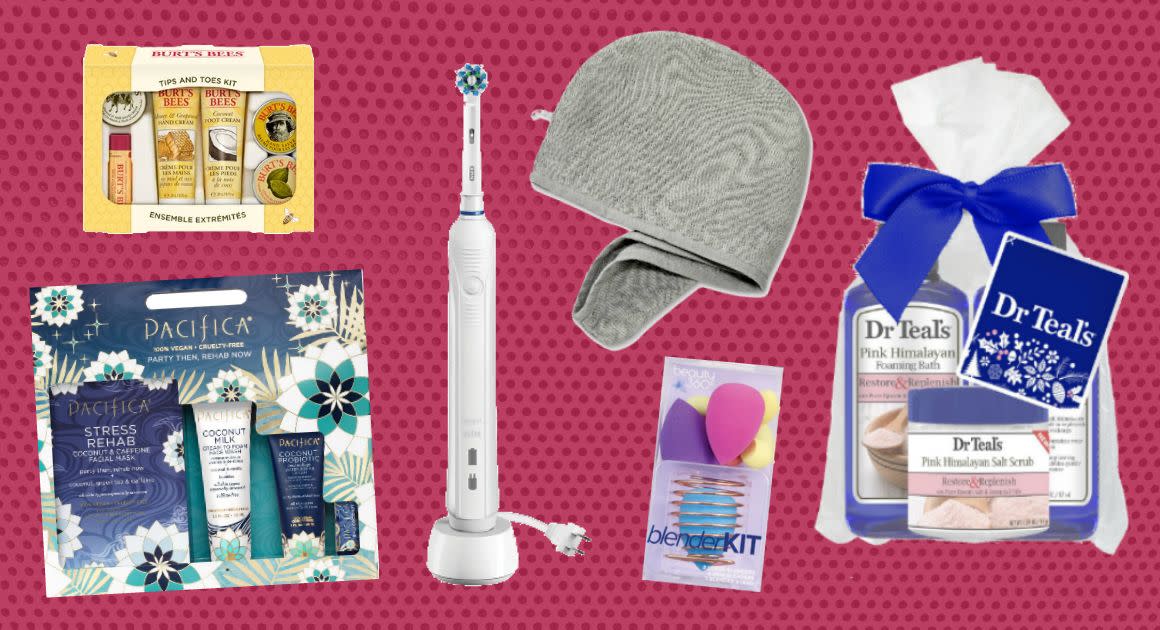 We share our picks for last-minute beauty gifts. (Photo: Target, CVS, CVS, Target, Target, CVS)