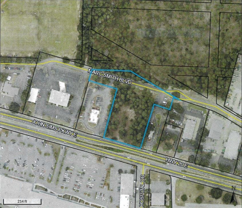 A new Aldi grocery story is planned for the lot between Wendy's and Jim 'N Nick's on John Sims Parkway in Niceville.