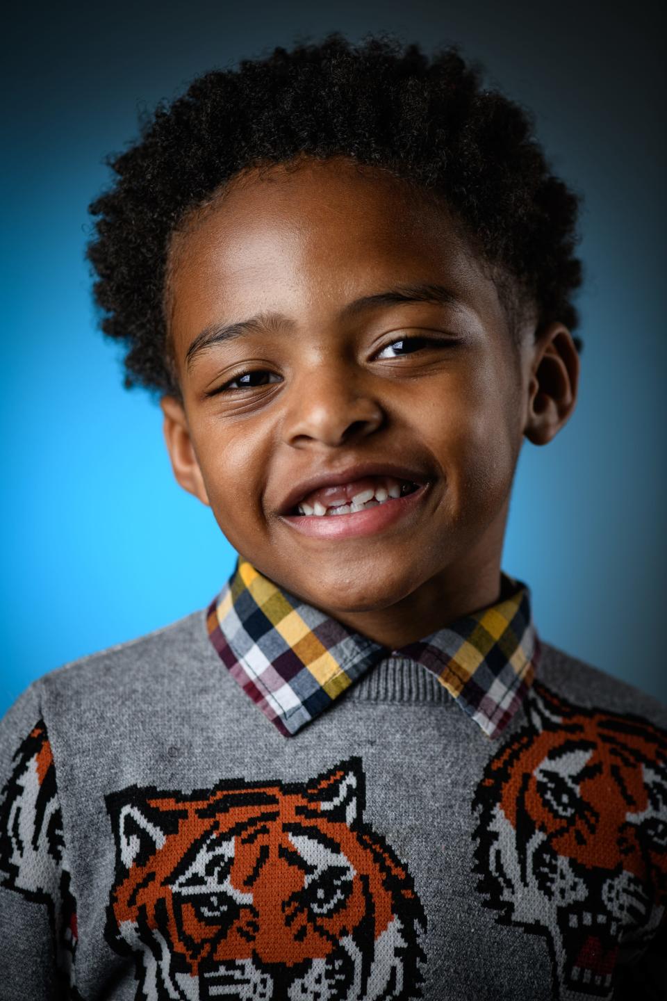 Future Black History Maker: Jackson O'Neal, 6, attends Armstrong Elementary School and likes to play sports, read and play the drums.