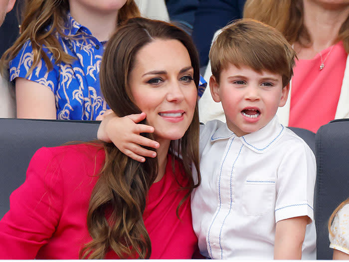 Kate Middleton y el príncipe Louis