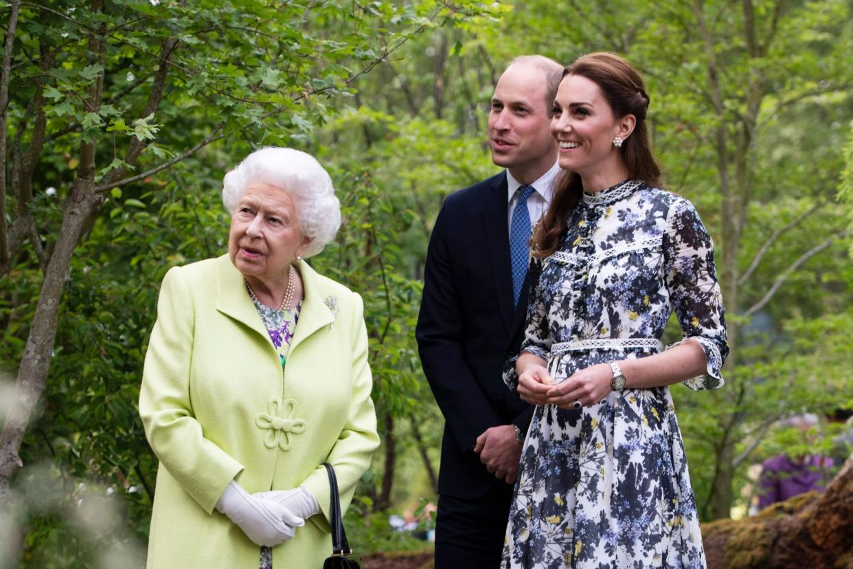 Queen Elizabeth II is shwon around 'Back to Nature' by Prince William and Catherine, Duchess of Cambridge