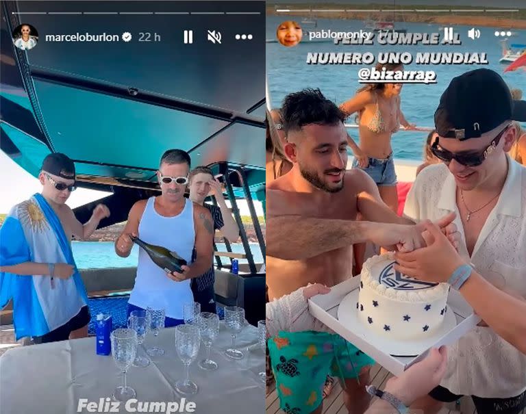 Bizarrap festejó sus 25 años en Ibiza