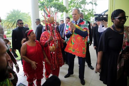 Russia's FM Lavrov visits Suriname