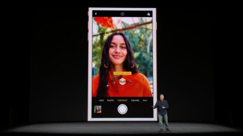 iphone 8 contour light portrait mode