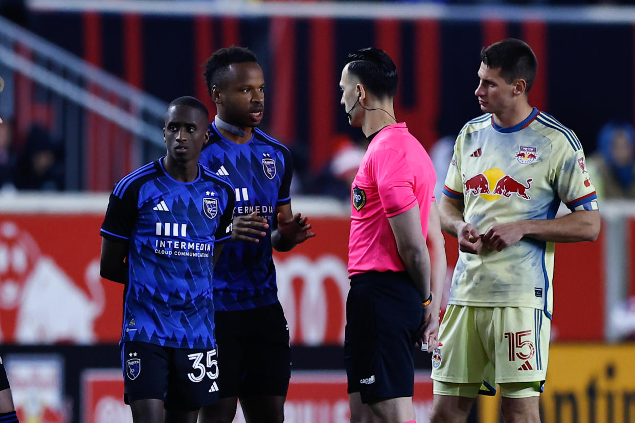 Jeremy Ebobisse didn't name the New York player or reveal what he said during their match on Saturday night. MLS is investigating the incident. 