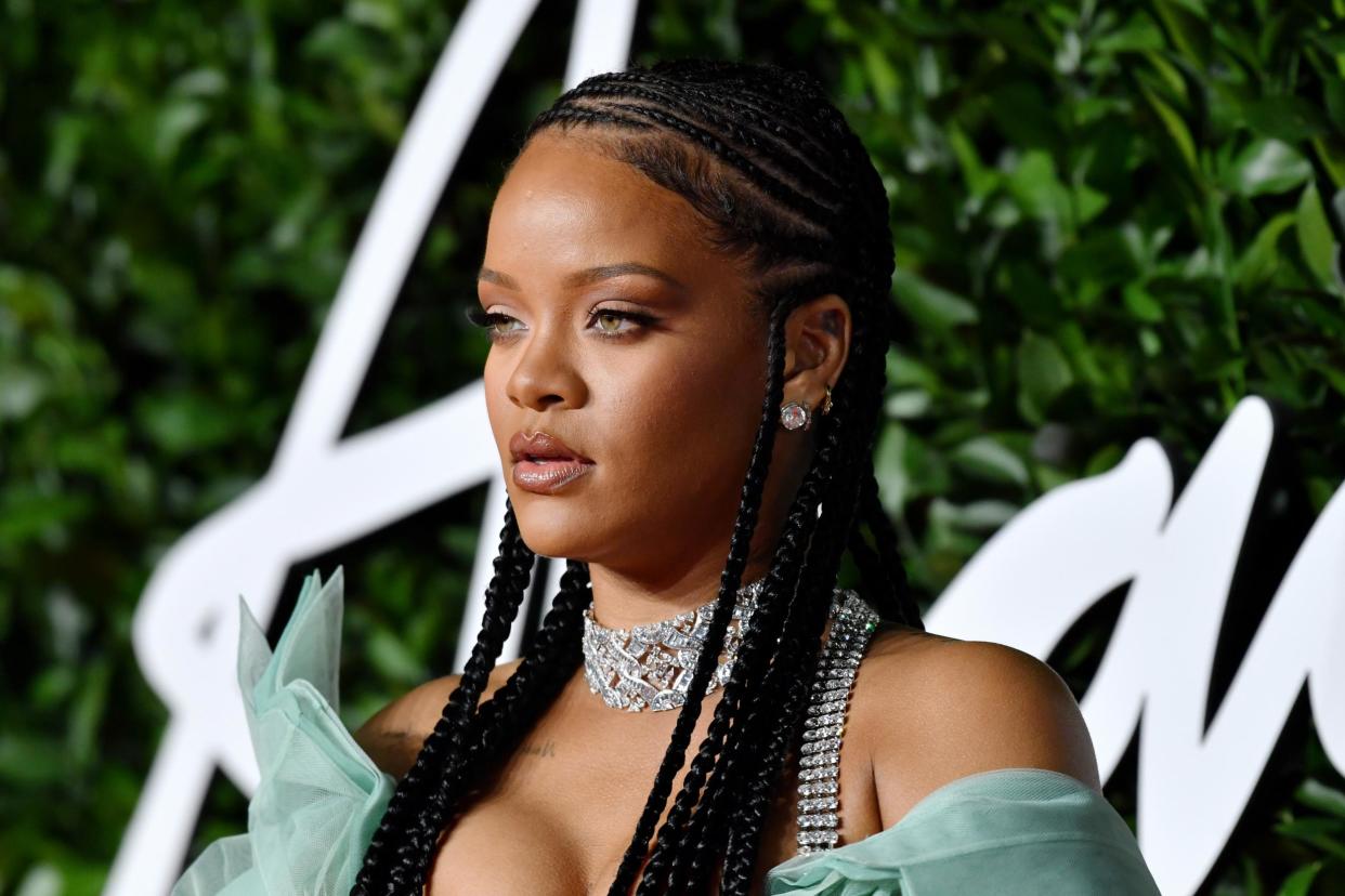 <p>Rihanna at the British Fashion Awards 2019</p> (Getty Images)