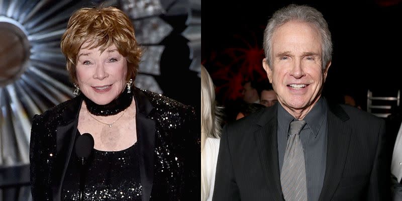 Shirley McClaine and Warren Beatty