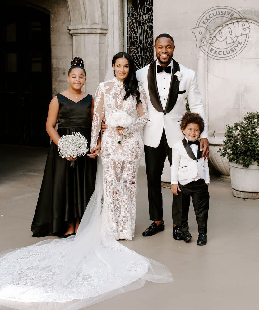 Zena Foster and Tank with their children Zoey and Zion